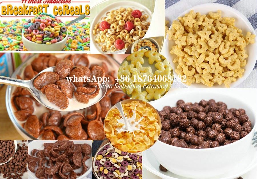 Breakfast Corn Flakes Making Machine