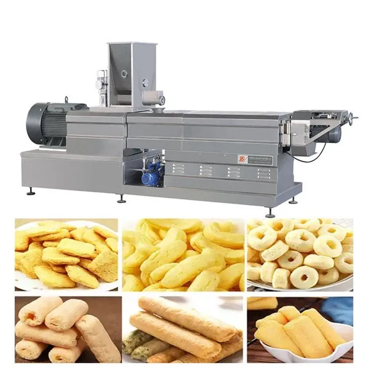 Core Filling Puff Snack Processing Line